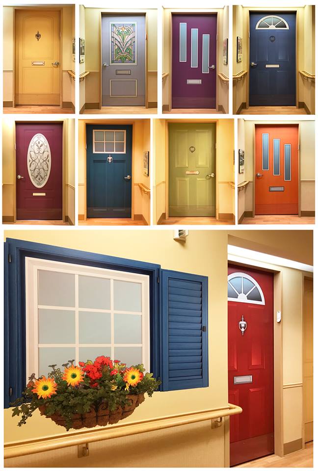 Memory Care Door Decals - Helping eniors find their way back home